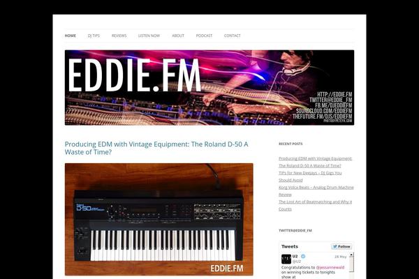 Twenty Twelve theme site design template sample