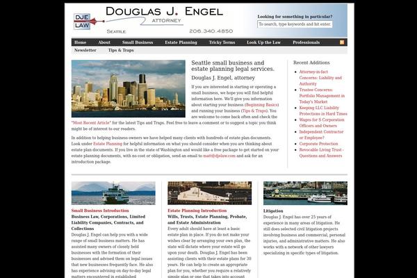 WordPress website example screenshot