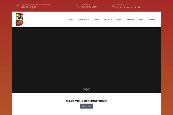 WordPress website example screenshot