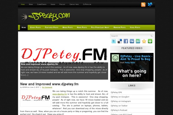 djpetey.com site used Martina