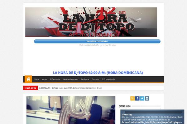 WordPress website example screenshot