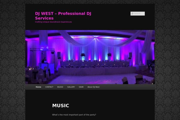 Twenty Eleven theme site design template sample