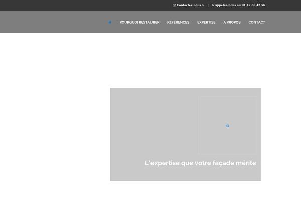 WordPress website example screenshot