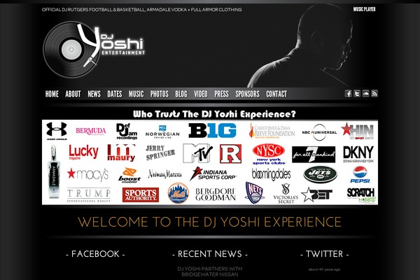 djyoshi.com site used Newyoshitheme