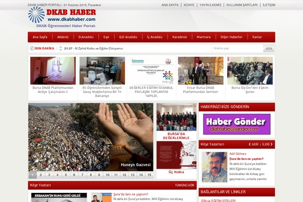 dkabhaber.com site used Havadis_tema