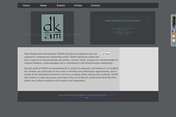 WordPress website example screenshot