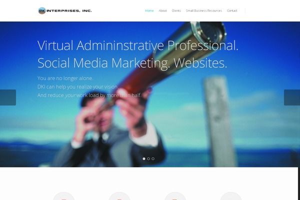 Salient theme site design template sample
