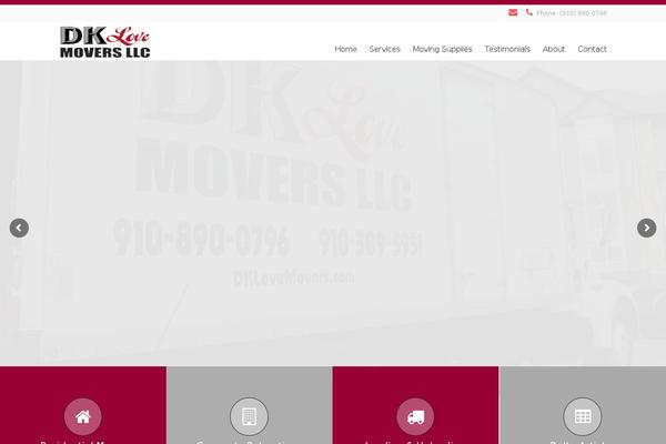 Movers theme site design template sample