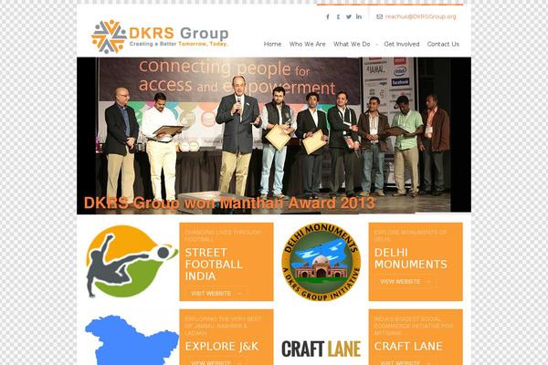 dkrsgroup.org site used Themev2
