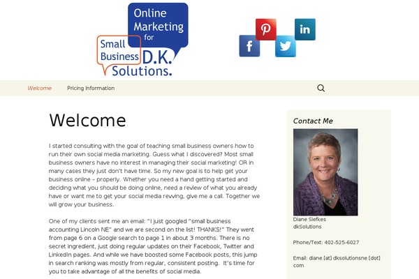 Twenty Thirteen theme site design template sample