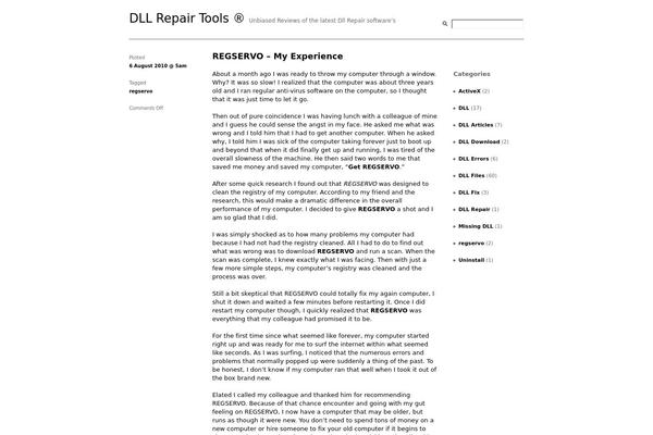 dll-repair-tools.com site used Depo-clean