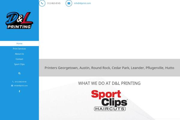 Impreza theme site design template sample