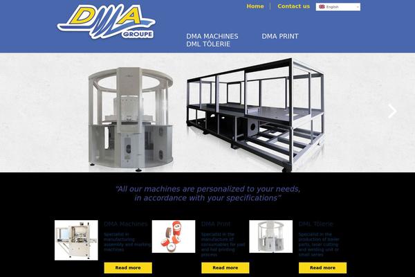 Dma theme site design template sample