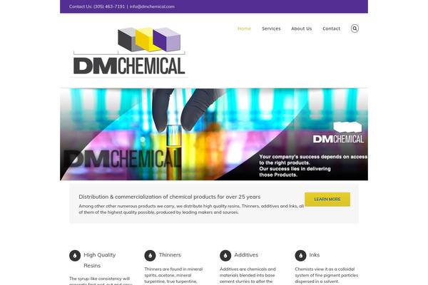 dmchemical.com site used Avada Child Theme