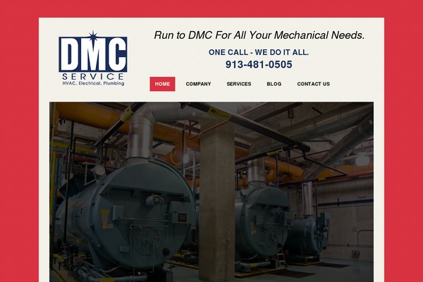 Dmc theme site design template sample