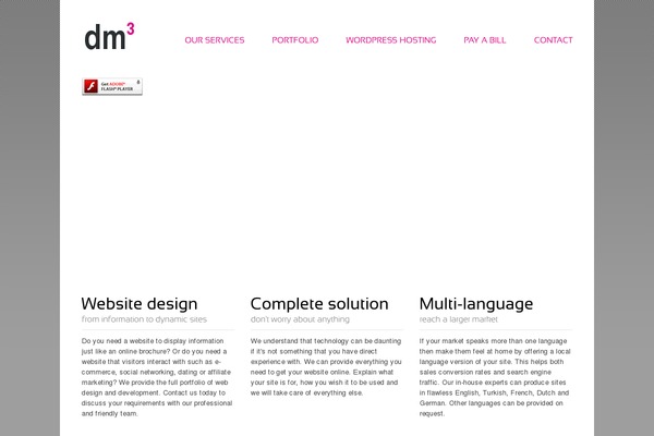 Minim theme site design template sample