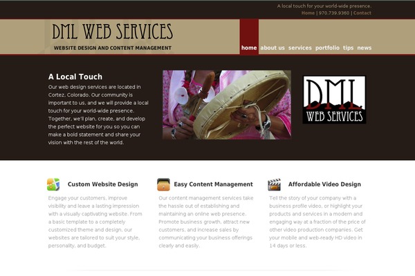dmlwebservices.com site used Builder-meade