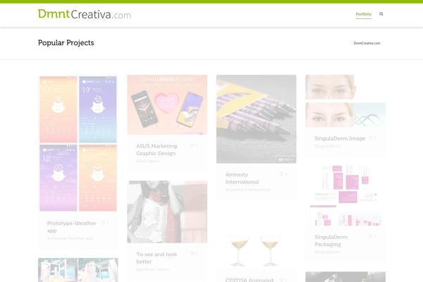 WordPress website example screenshot