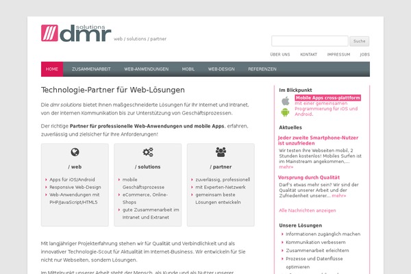 dmr-solutions.com site used Responsivedmr
