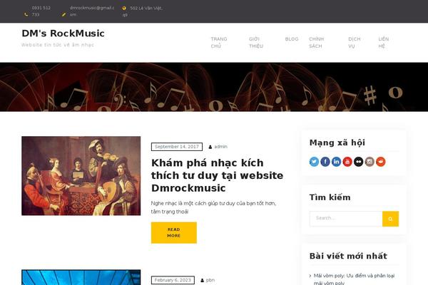 dmrockmusic.com site used Musical-vibe