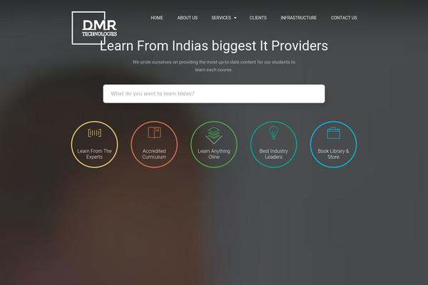 dmrtech.net site used Wordpress-lms