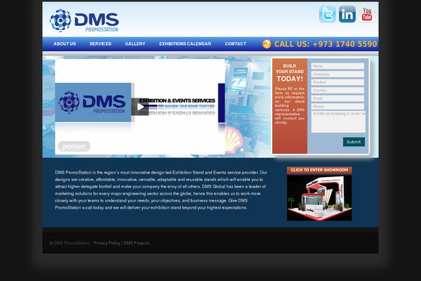 dmsevents.net site used Expo