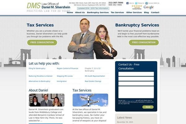 WordPress website example screenshot