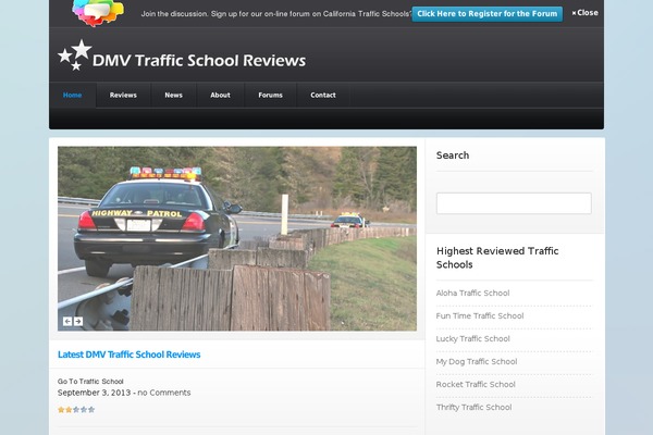 WordPress website example screenshot