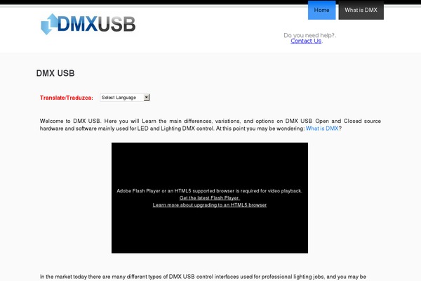 dmxusb.com site used Dmxusb