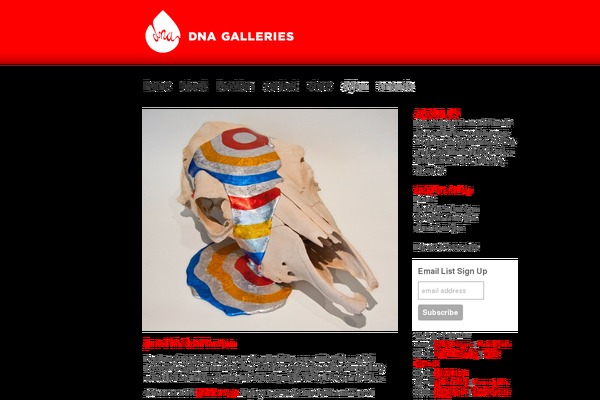 dnagalleries.com site used Emptiness