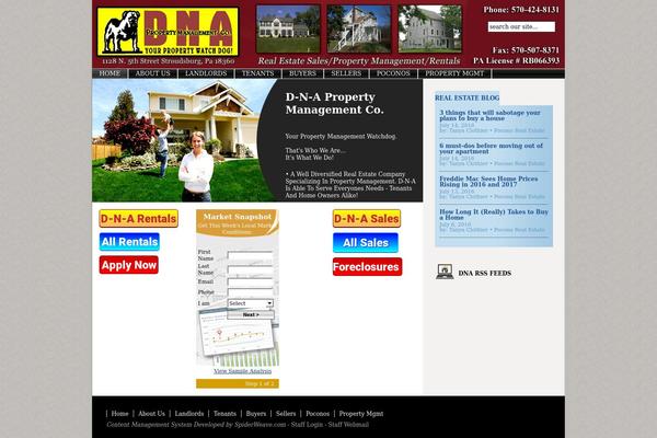 dnaprop.com site used Irealestate