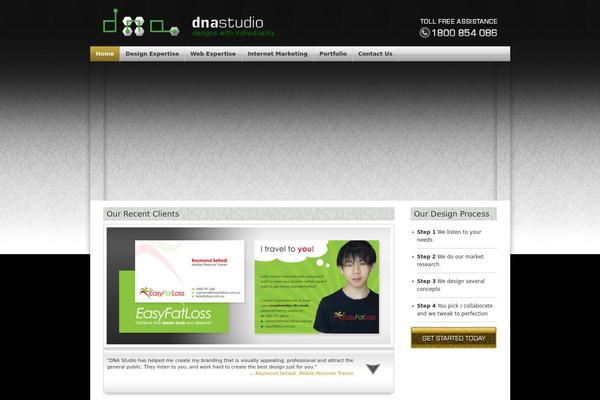 dnastudio.com.au site used Dna