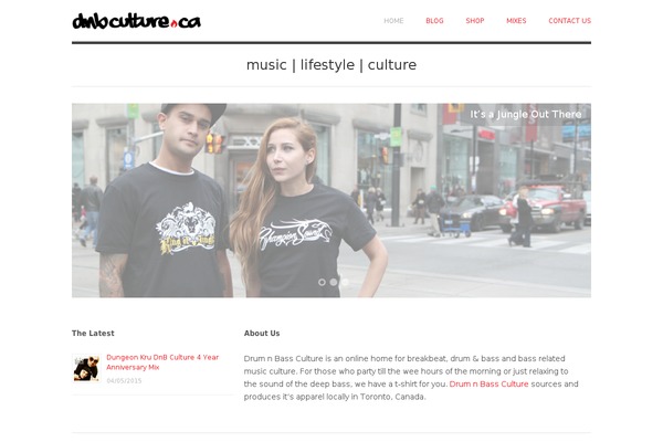 dnbculture.ca site used Origin