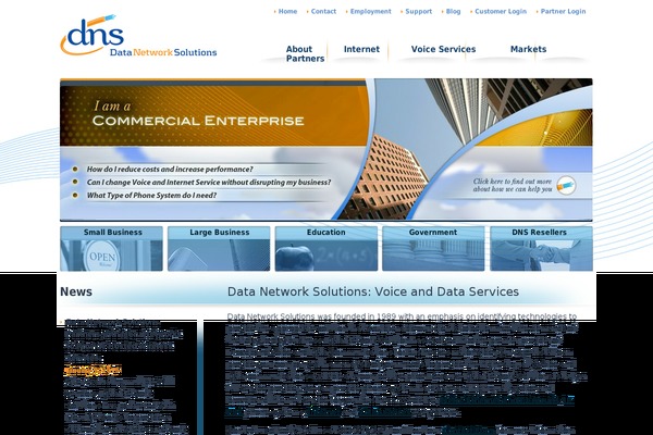 dnetworksolution.com site used Data