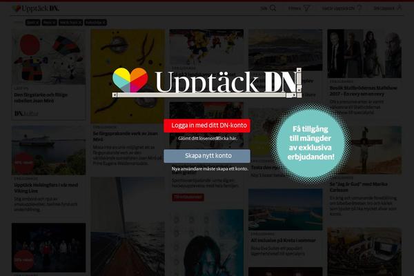 dnkort.se site used Dn-upptack