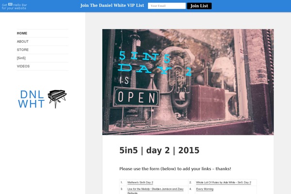 Twenty Fifteen theme site design template sample
