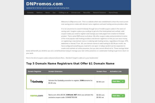 dnpromos.com site used Sva