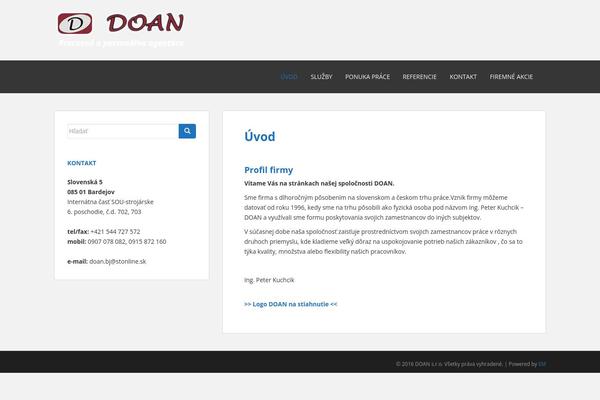 doan.sk site used Doan