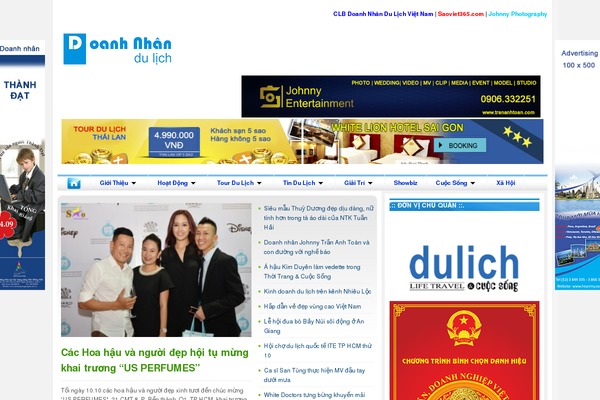 Dulich theme site design template sample