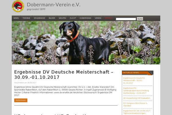 dobermann.de site used Dobermann