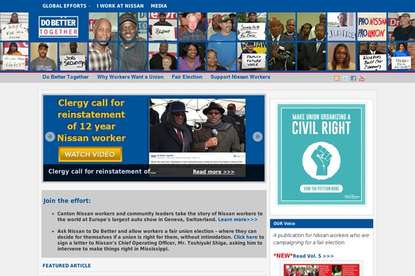 WordPress website example screenshot