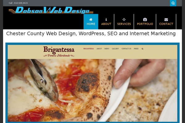 dobsonwebdesign.com site used Nictitate-2.0.3