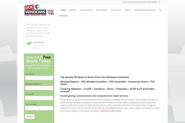 WordPress website example screenshot