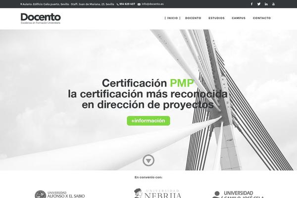 docento.es site used Dp_maxine