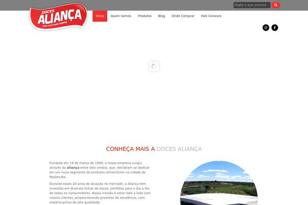 WordPress website example screenshot