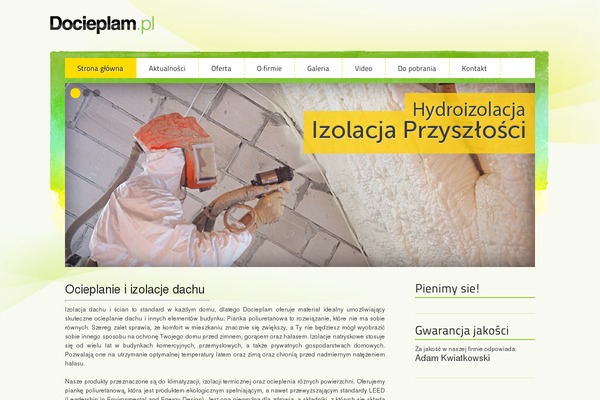 docieplam.pl site used Pgin