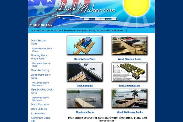 dockmaker.com site used Mhscustom