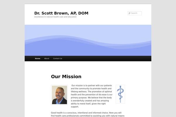 Twenty Eleven theme site design template sample