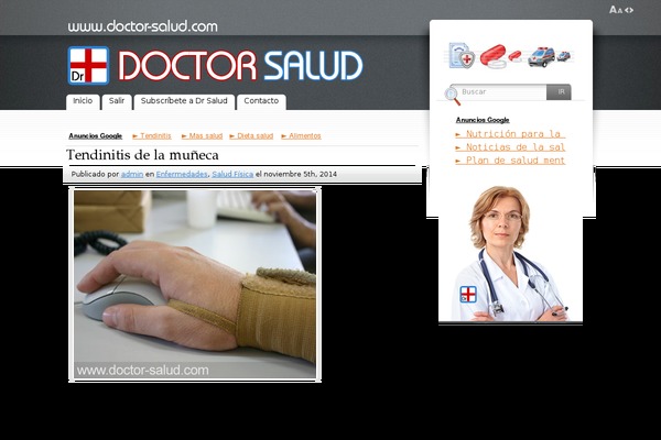 WordPress website example screenshot
