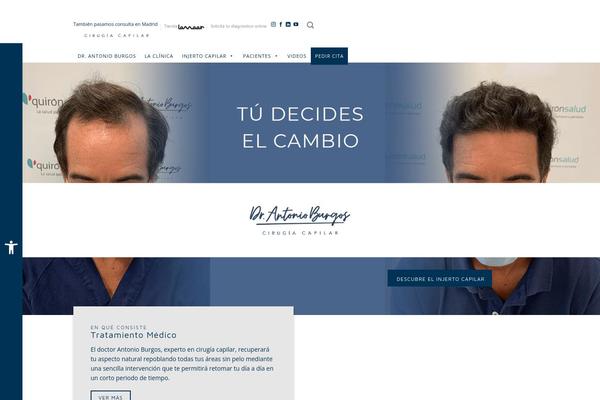 WordPress website example screenshot